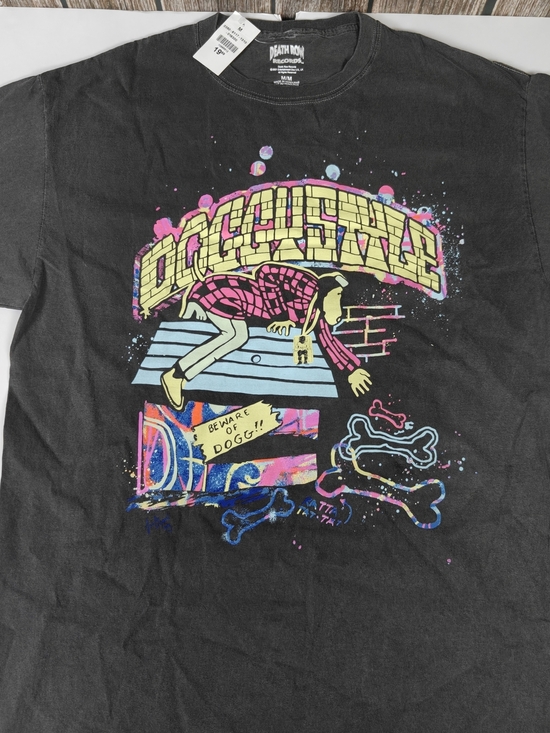 Death Row Records Other - Death Row Records Graphic Tee - Black with Multicolor Print Size M